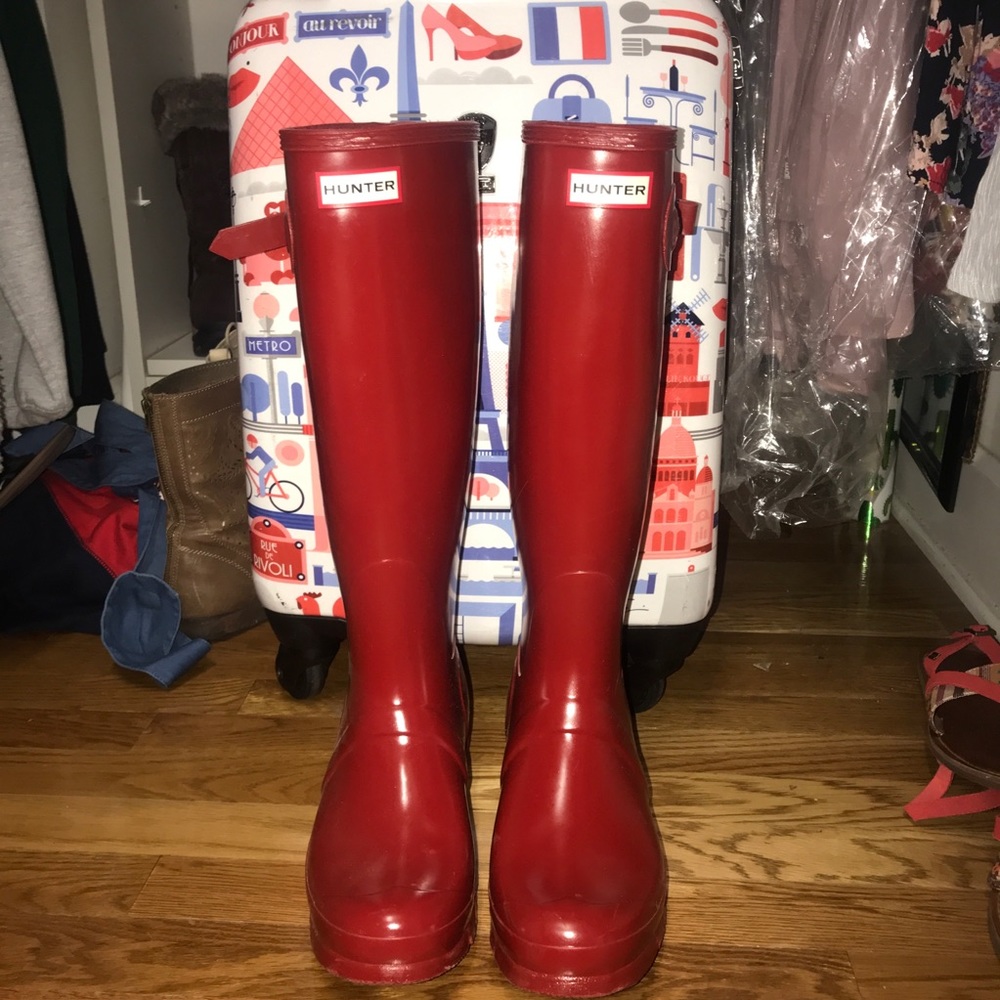 Red Hunter Boots!!
